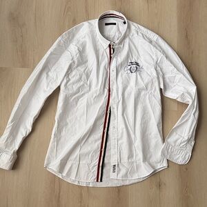 U.S. Polo Assn. White Casual Button Down Shirt